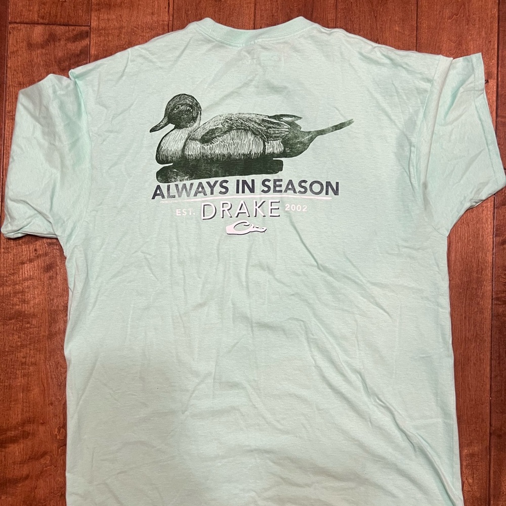 Drake Duck Hunting Short Sleeve Graphic Tee T shirt XL